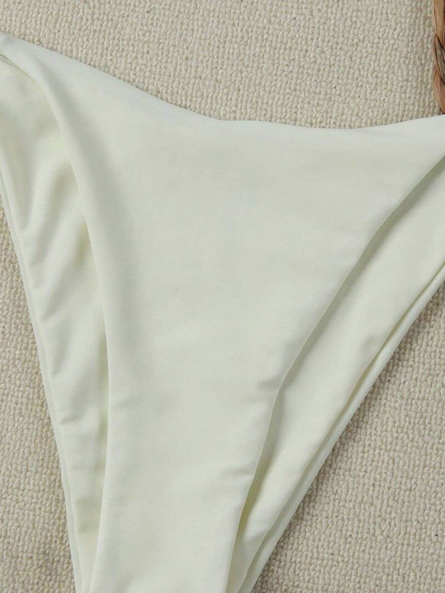 White String Star Bikini
