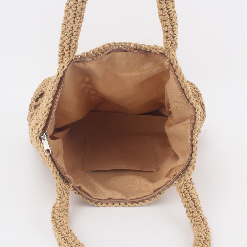 New Crochet Beach Handbag for Summer