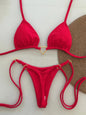 New Solid Color Bikini Low Waist