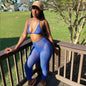 Mesh Bikini Cutout Trouser Set