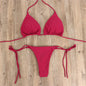 2pcs Lace-up Adjustable Bikini