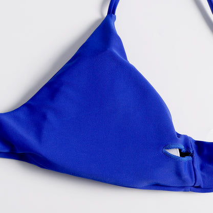 Swimsuit printed pure gathered split swimsuit