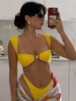 Cross-border Swimsuit Metal Decoration Bikini