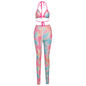 Mesh Bikini Cutout Trouser Set